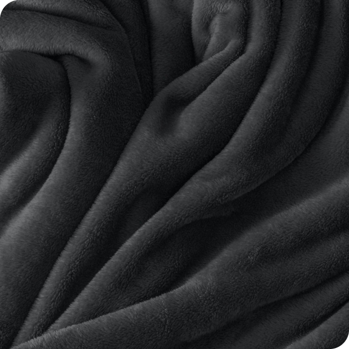 Close up of a microplush blanket