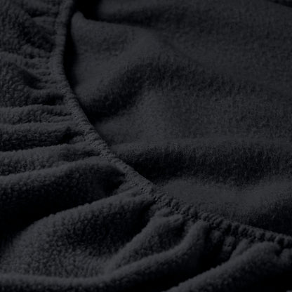Close-up of fleece fitted sheet