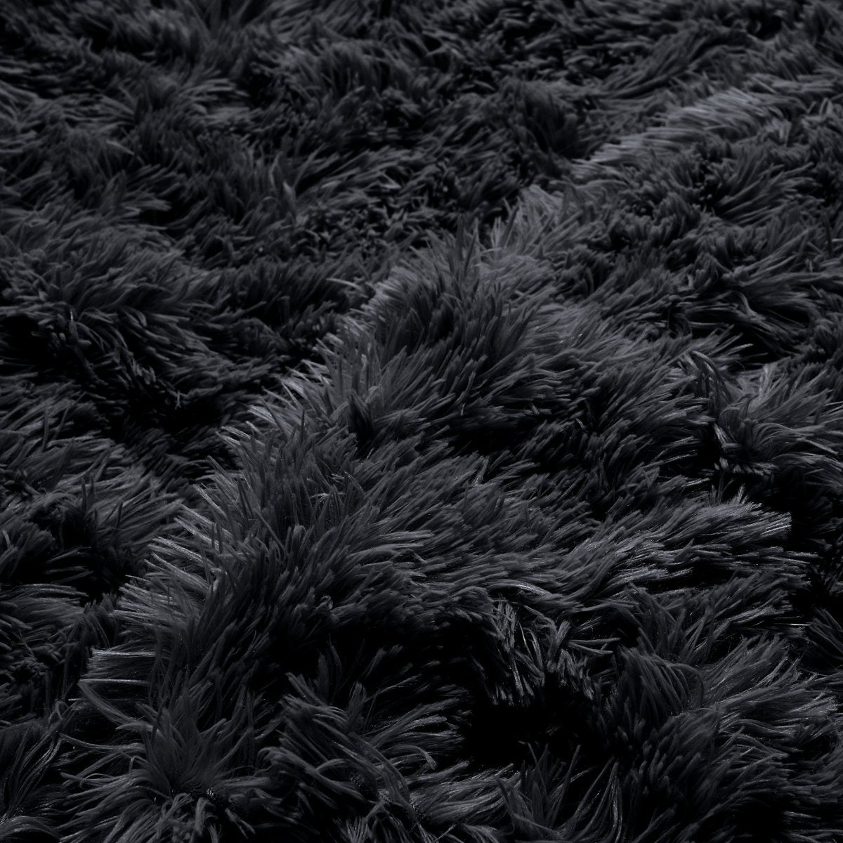 Close-up of a shaggy duvet cover