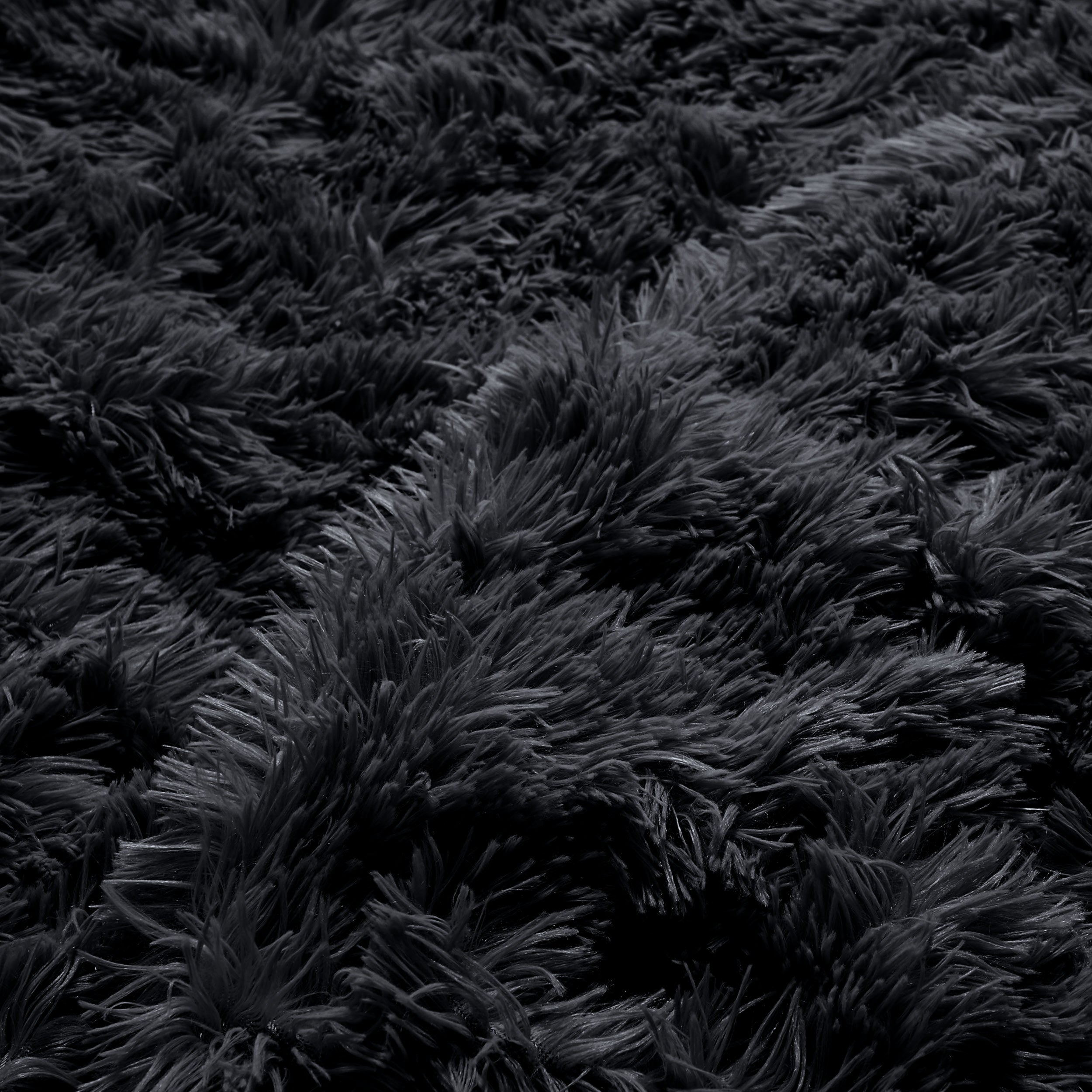 Close-up of a shaggy duvet cover