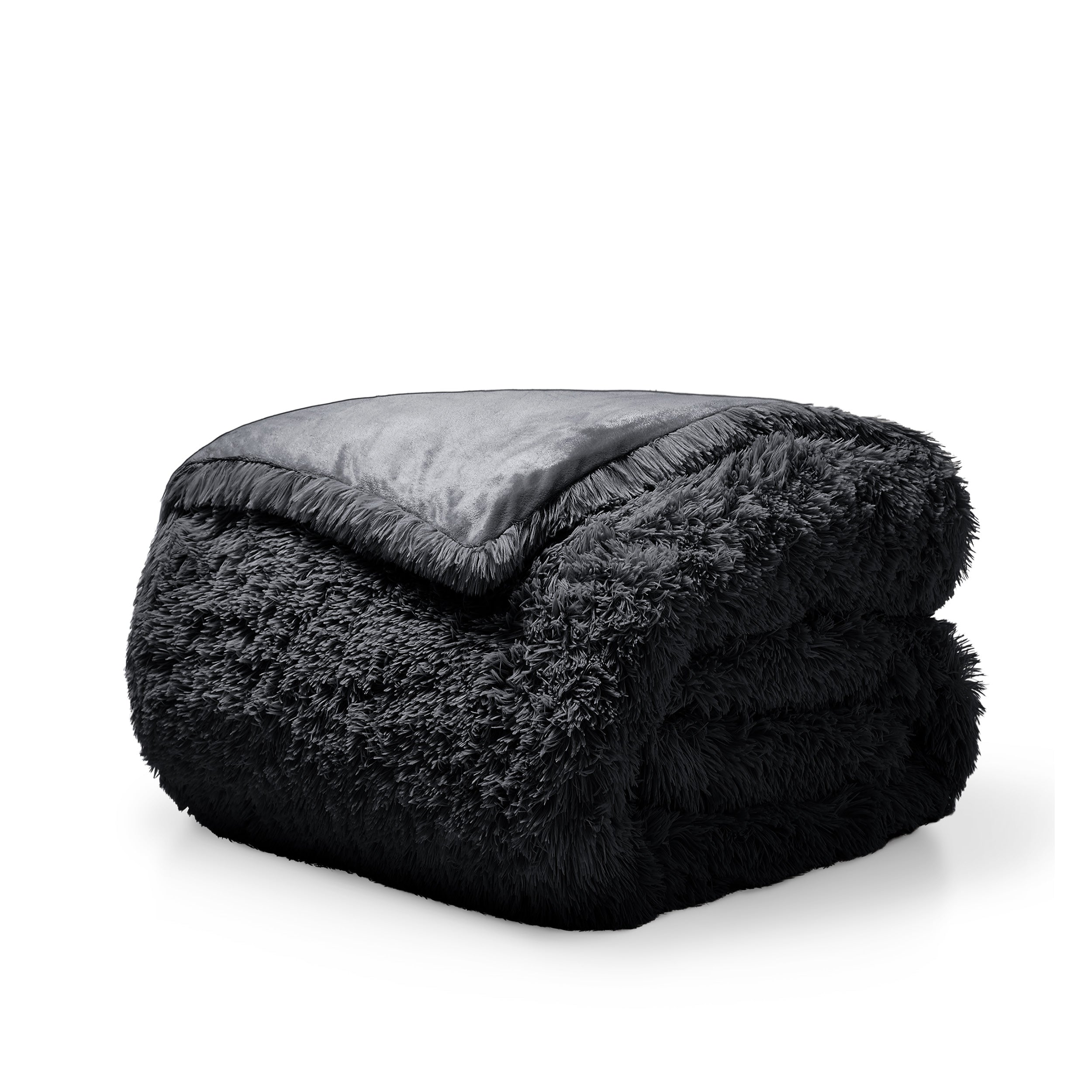 Shaggy duvet folded
