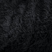 Close-up of shaggy blanket fabric