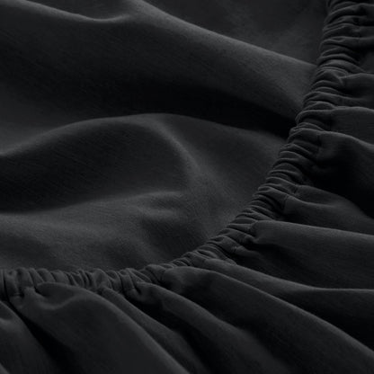 Close-up of fitted sheet