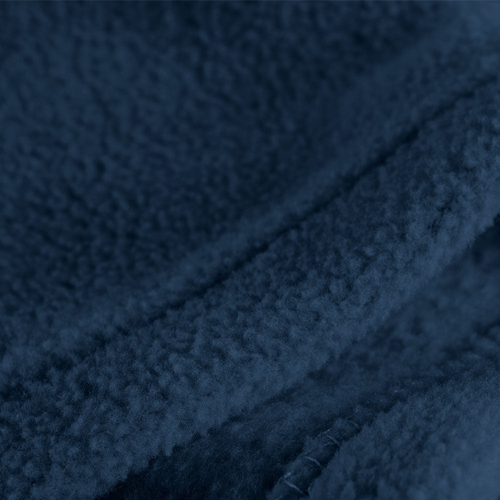 Dark Blue Blanket Closeup