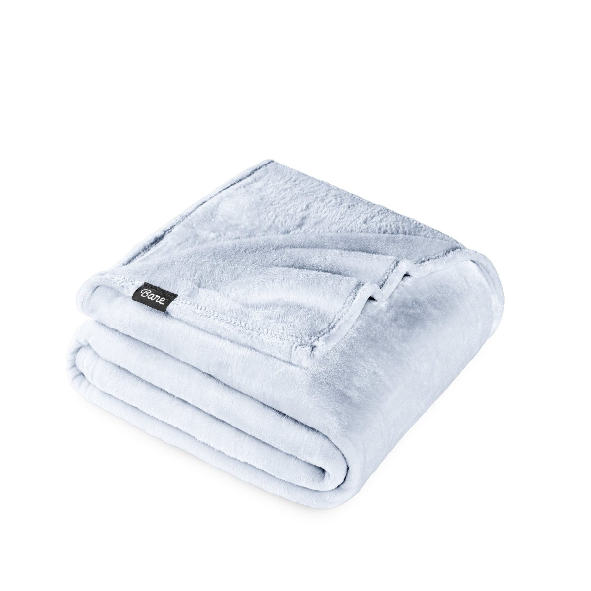 Microplush blanket folded neatly