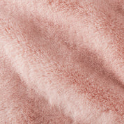 Close-up of faux fur textured blanket