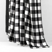 Printed sherpa blanket hanging