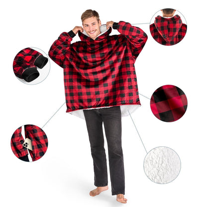 Person wearing a Bare Homey with close-up inserts on a white background