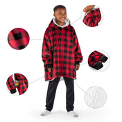 Person wearing a Bare Homey with close-up inserts on a white background