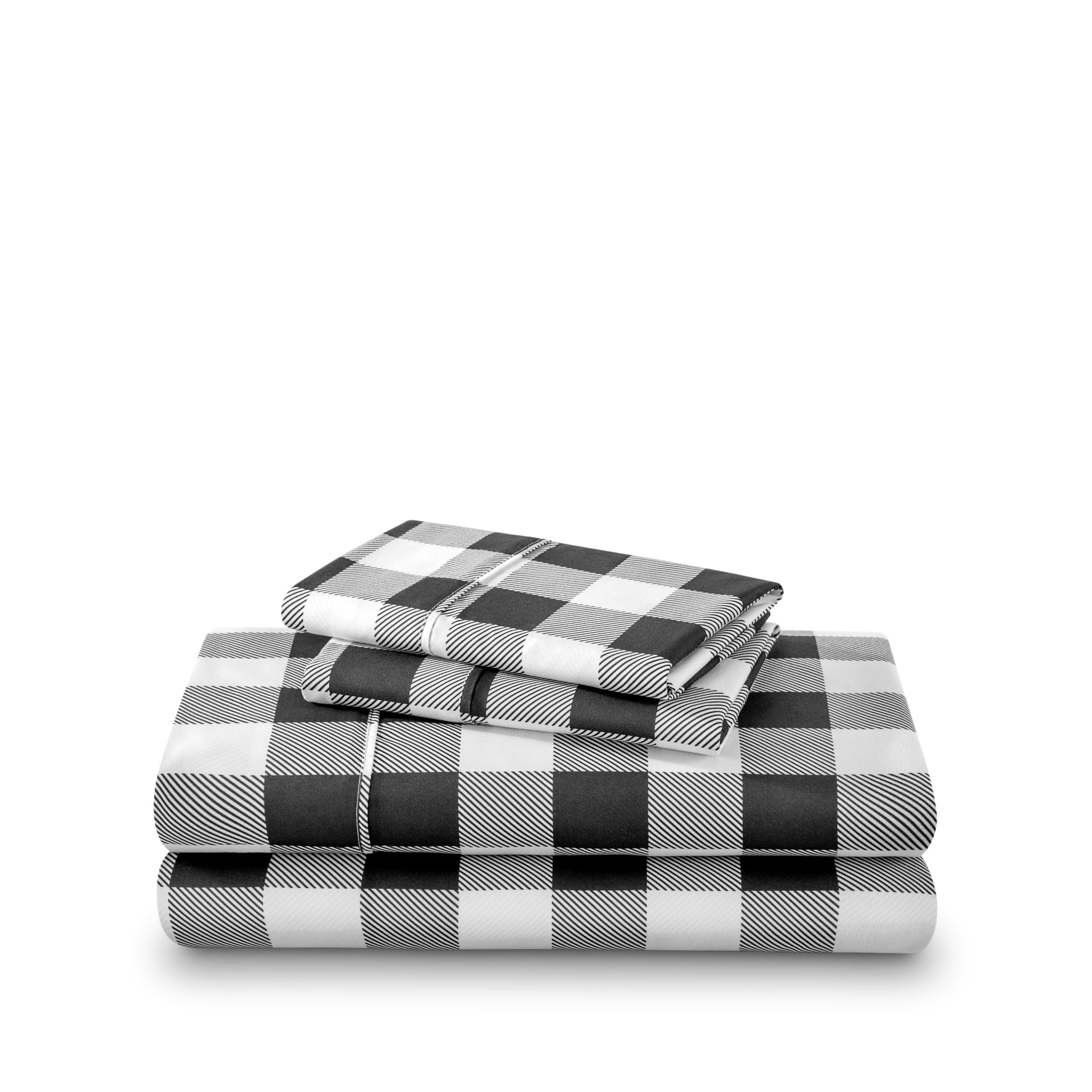 A printed sheet set folded and stacked