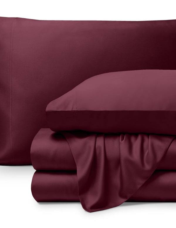 Bamboo Sheets folded and stacked neatly