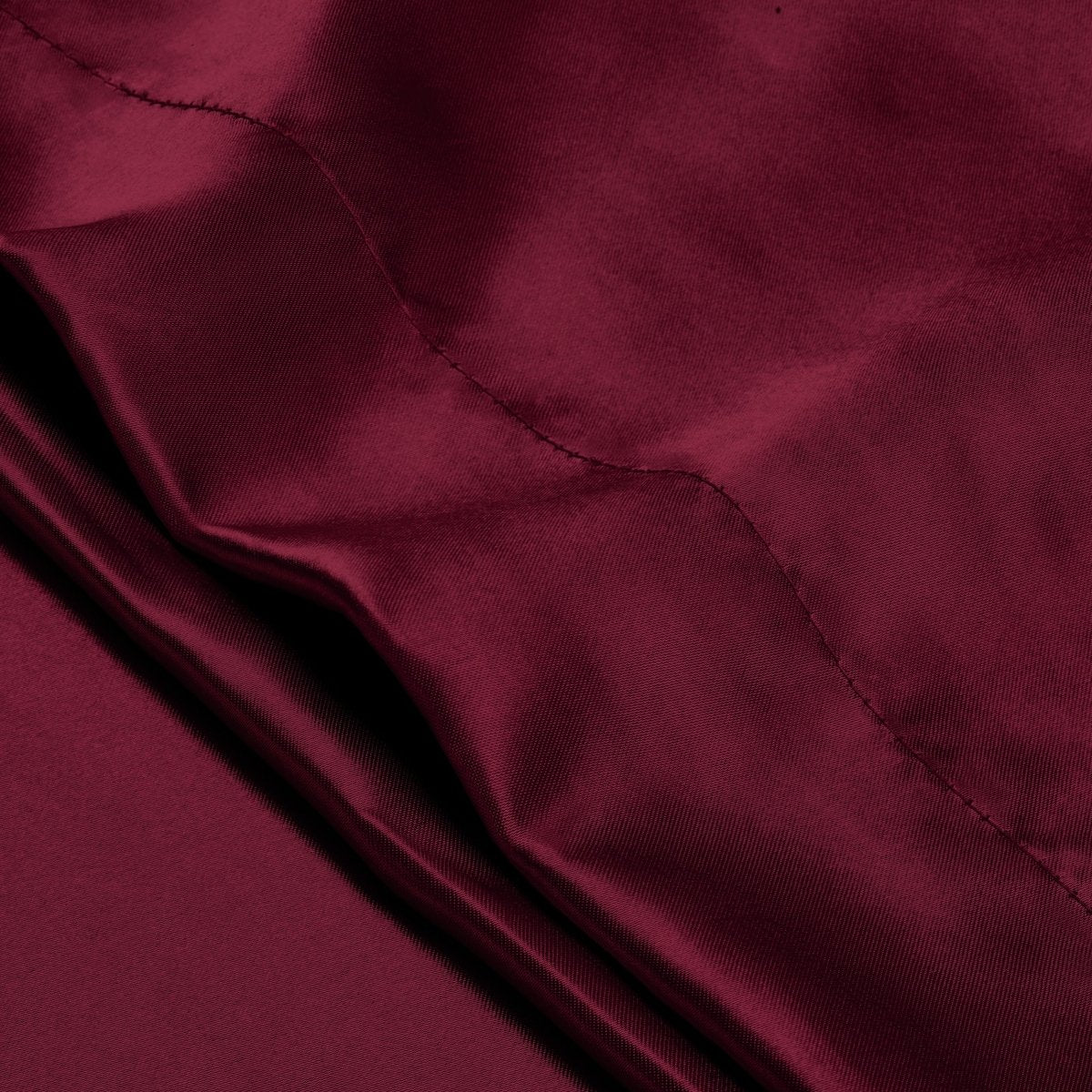 Close-up of pillowcase with envelope closure