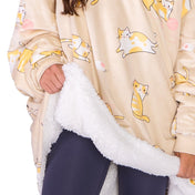 Close up of a Bare Home wearable blanket