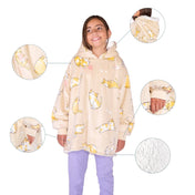 Person wearing a Bare Homey with close-up inserts on a white background