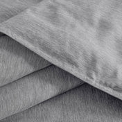 Close-up of a heathered comforter