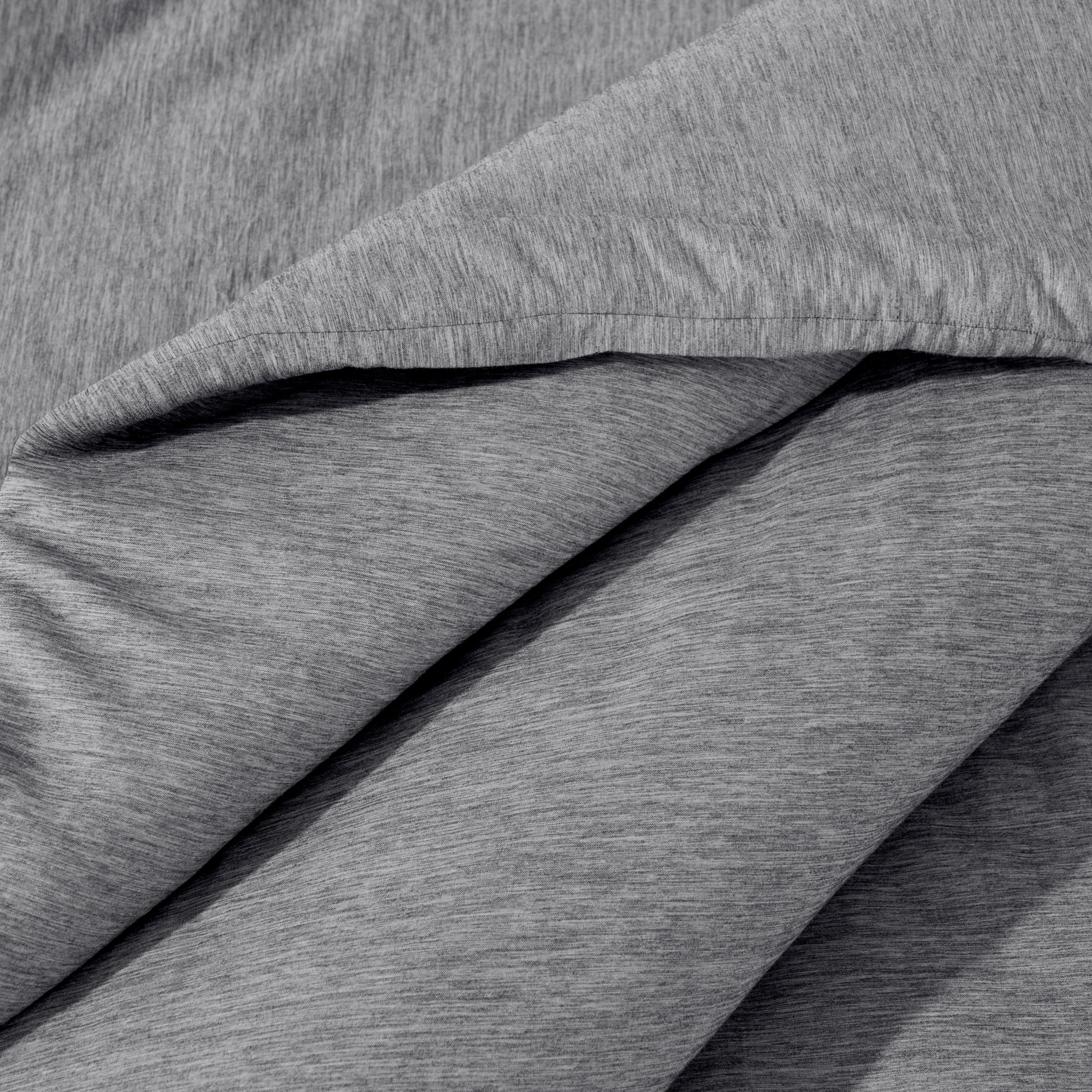 Close-up of comforter on a bed