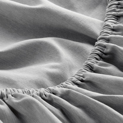 Close-up of fitted sheet