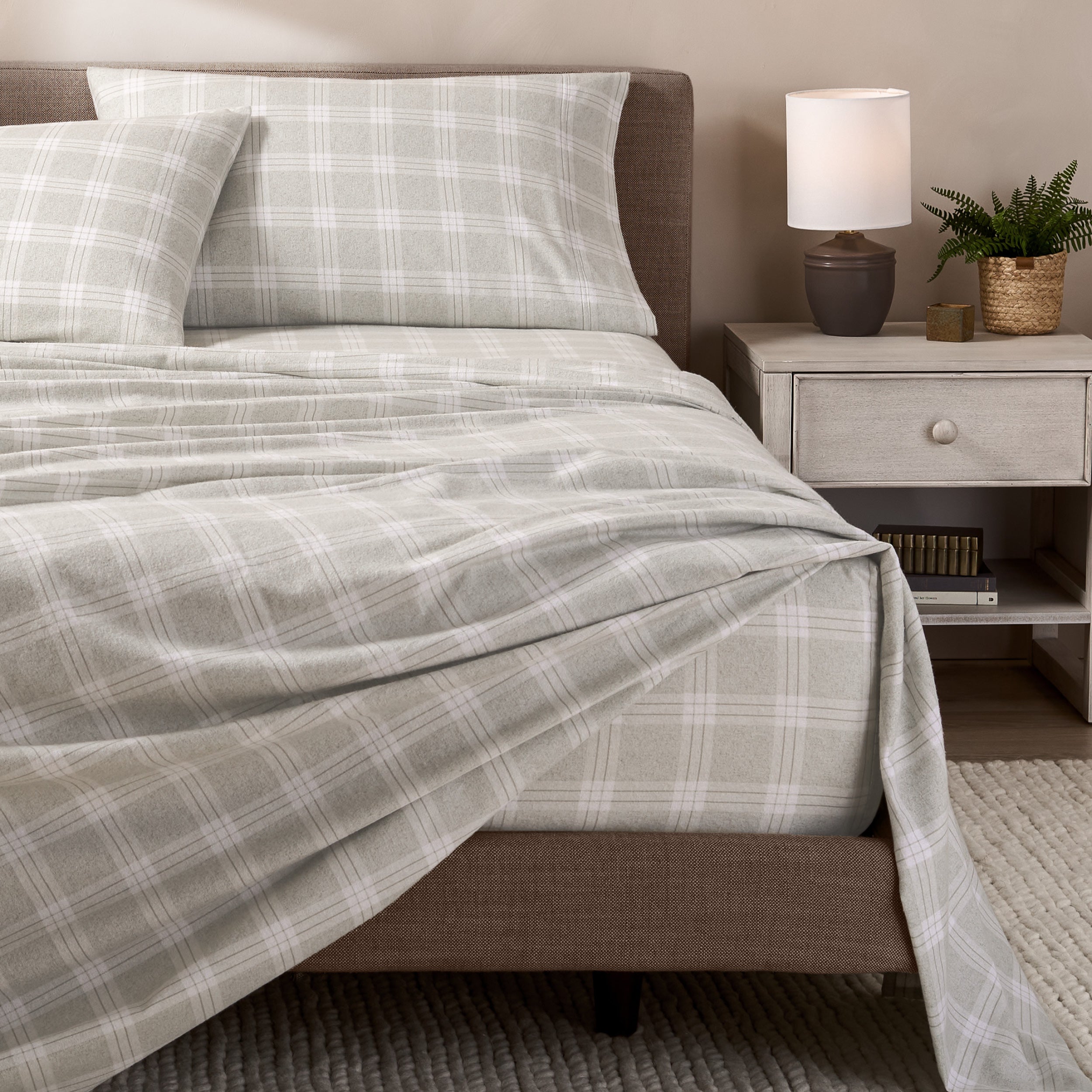 Print Cotton Flannel Sheet Set
