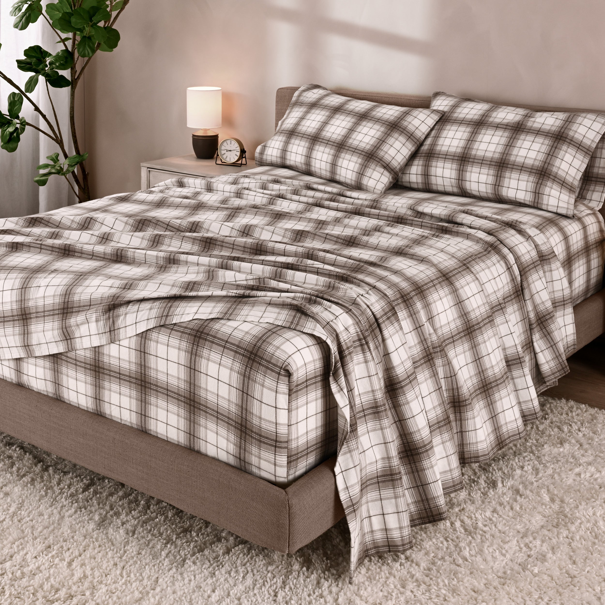 Print Flannel Sheet Set