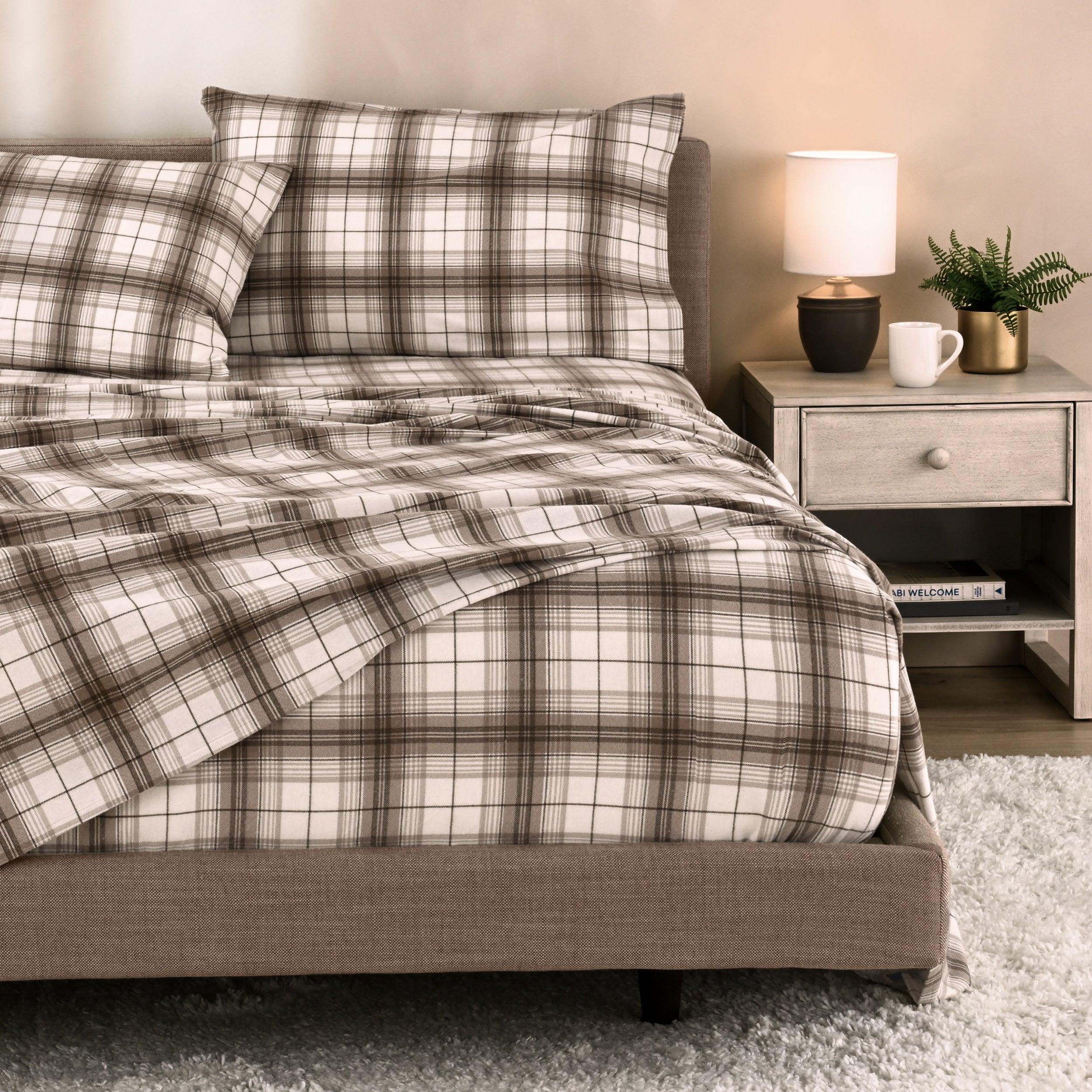 Print Flannel Sheet Set