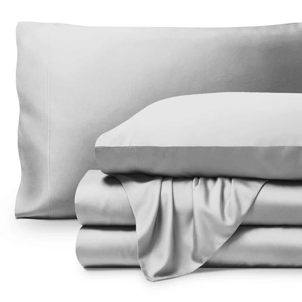 Bamboo Sheets folded and stacked neatly