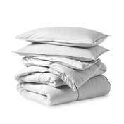 Comforter set folded and stacked