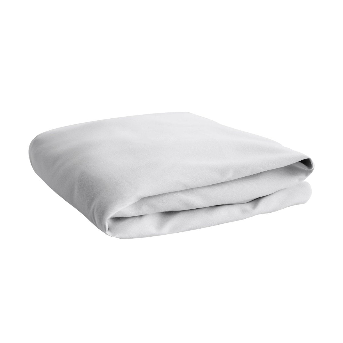 Grey Fitted Crib Sheet Folded