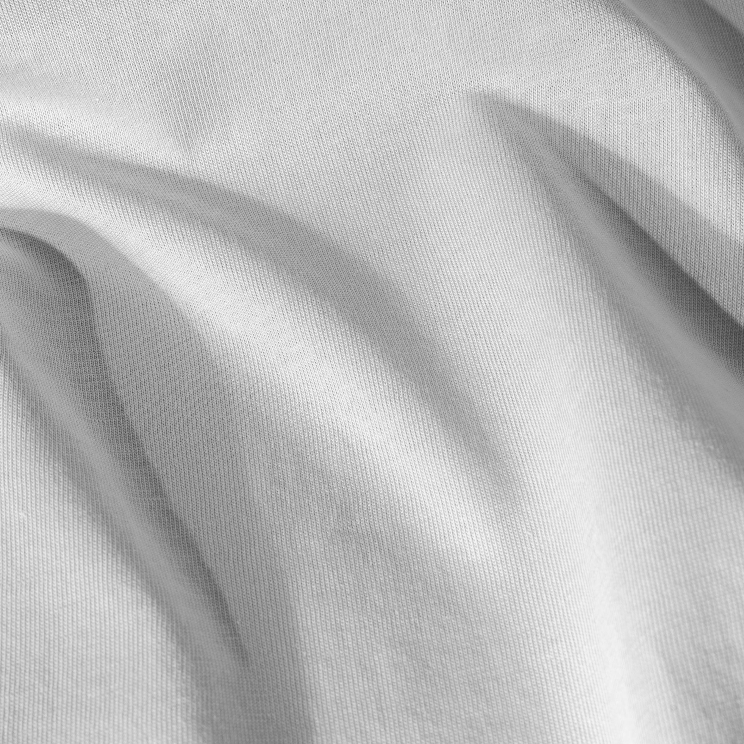 Close-up of jersey fabric with folds