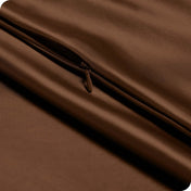 Close up of the zipper closure
