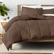 Down Alternative Box Stitch Comforter Set