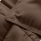 Down Alternative Box Stitch Comforter Set