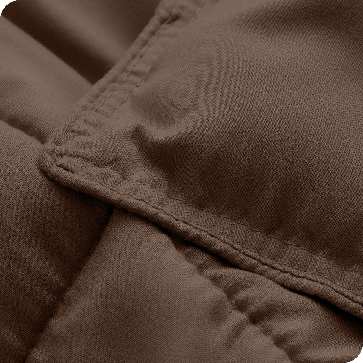 Down Alternative Box Stitch Comforter Set