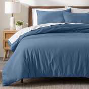 Cotton Flannel Duvet Cover & Sham Set