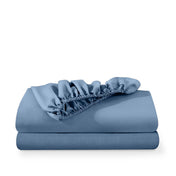 2 ultra soft fitted sheets folded and stacked