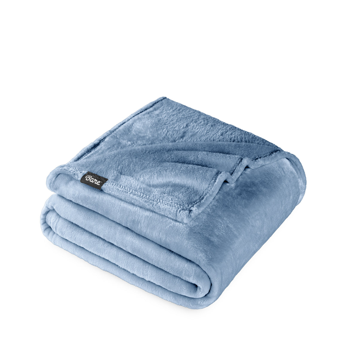 Microplush blanket folded neatly