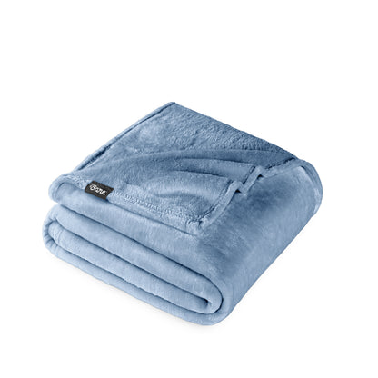 Microplush blanket folded neatly