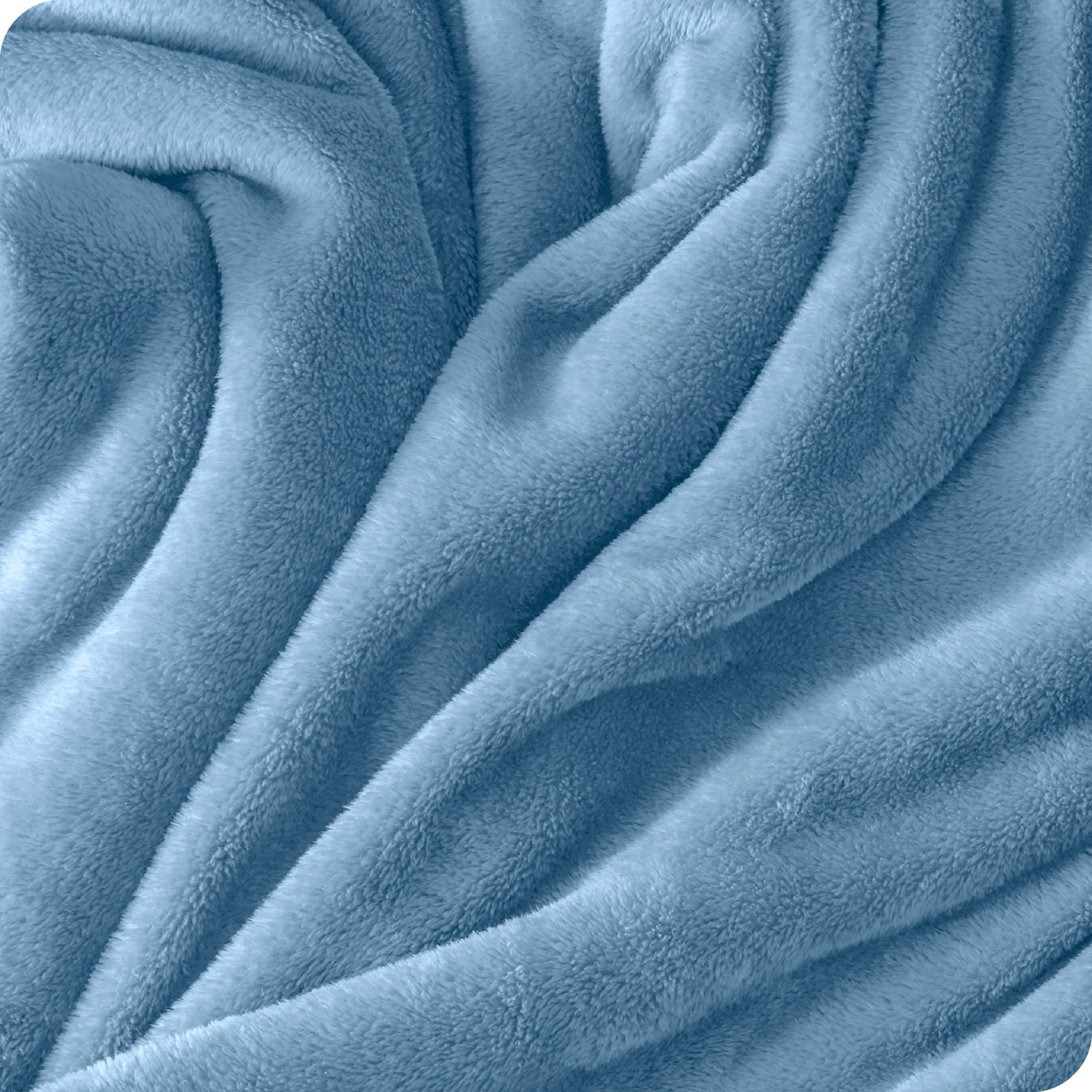 Close in view showing texture of blanket fabric