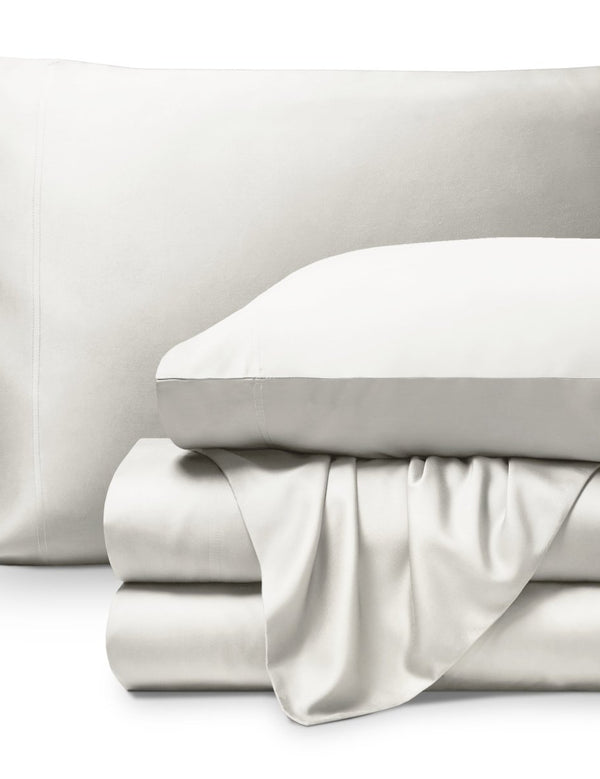 Bamboo Sheets folded and stacked neatly