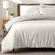 Cotton Flannel Duvet Cover & Sham Set