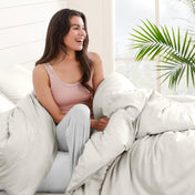 Cotton Flannel Duvet Cover & Sham Set