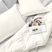 Down Alternative Box Stitch Comforter Set