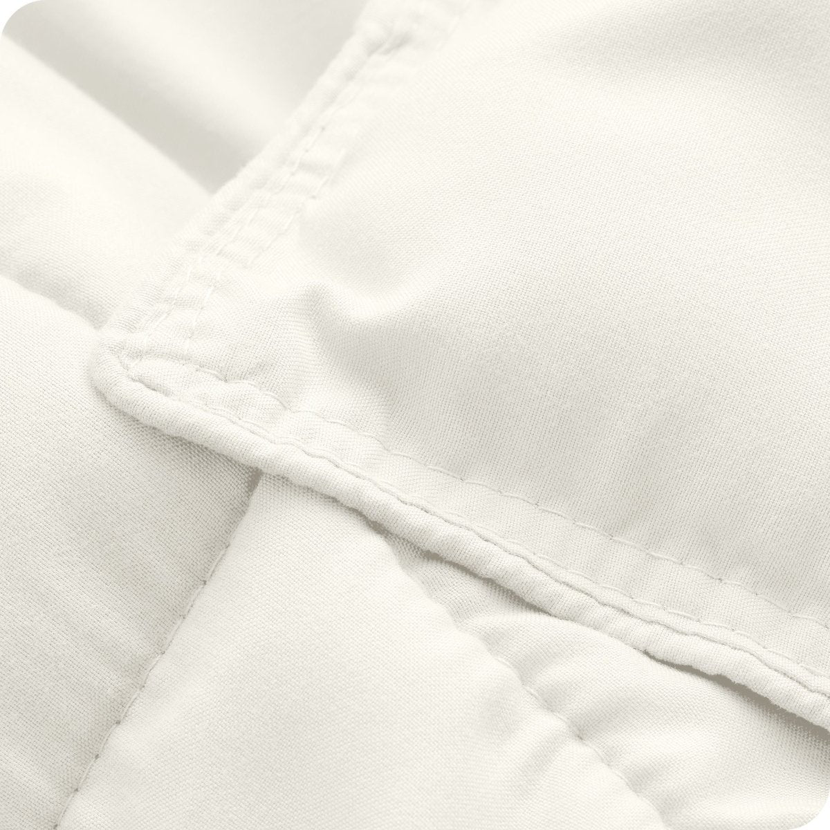 Down Alternative Box Stitch Comforter Set
