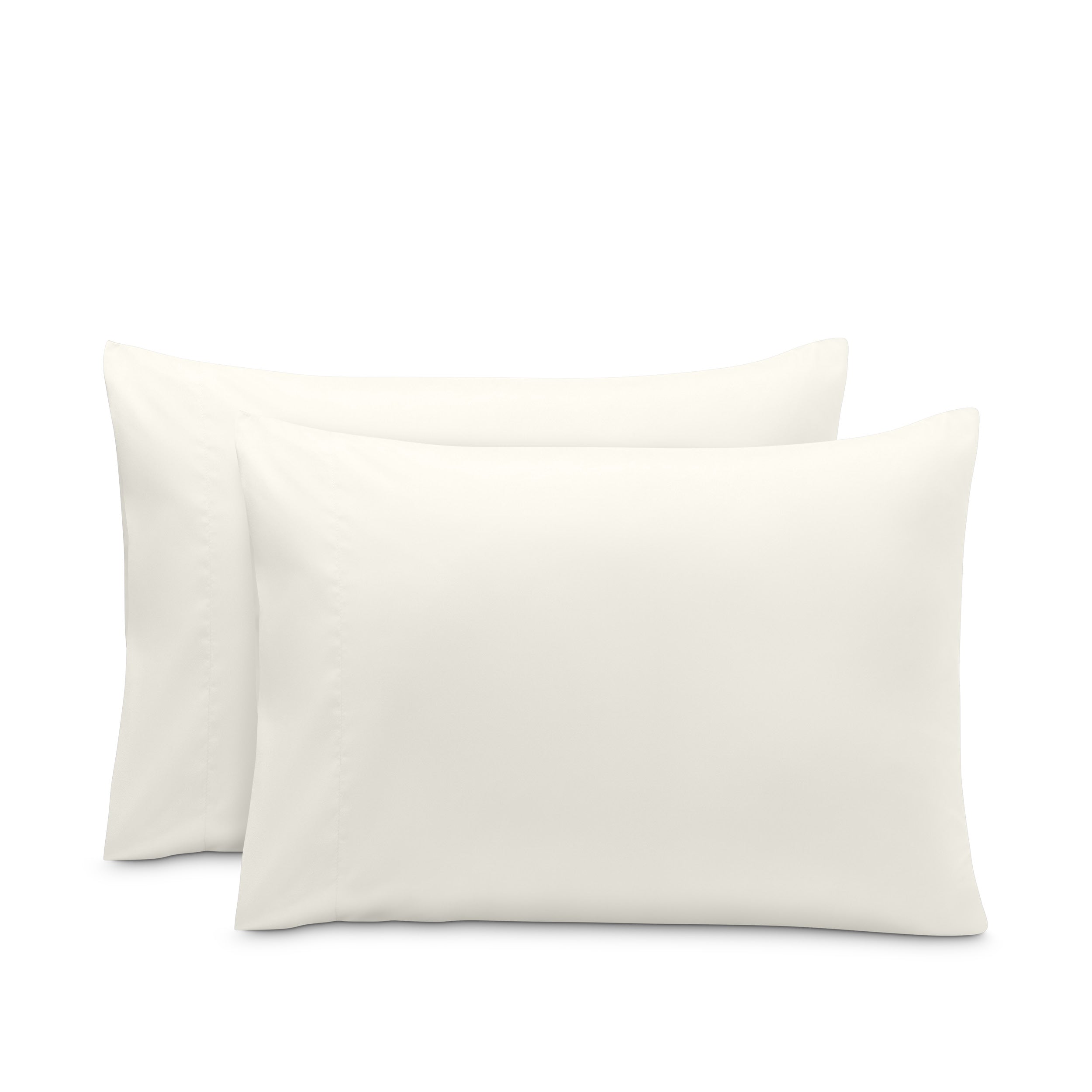 2 pillowcases on pillows