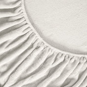 Close-up of a fitted sheet