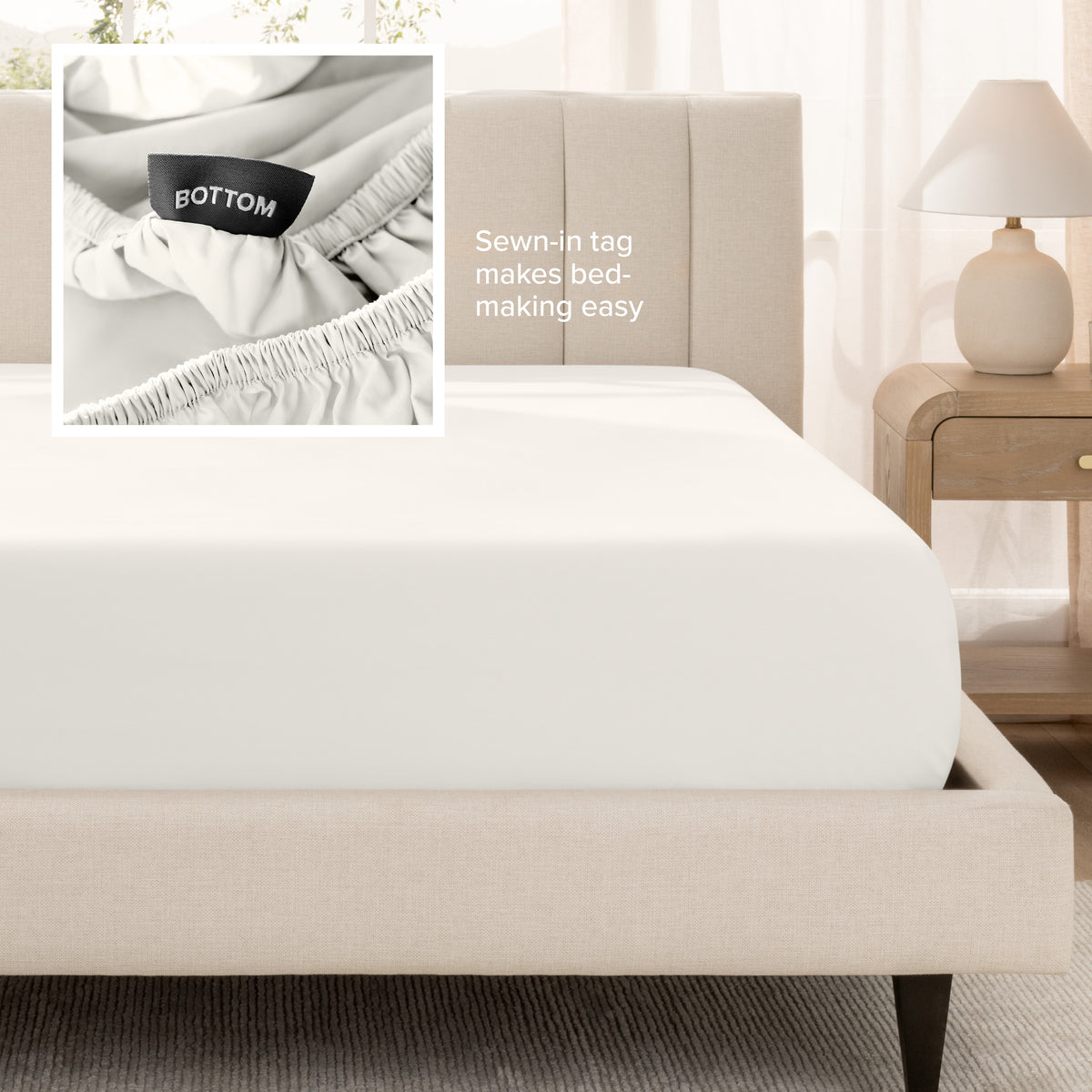 Organic Cotton Sateen Bedding Bundle