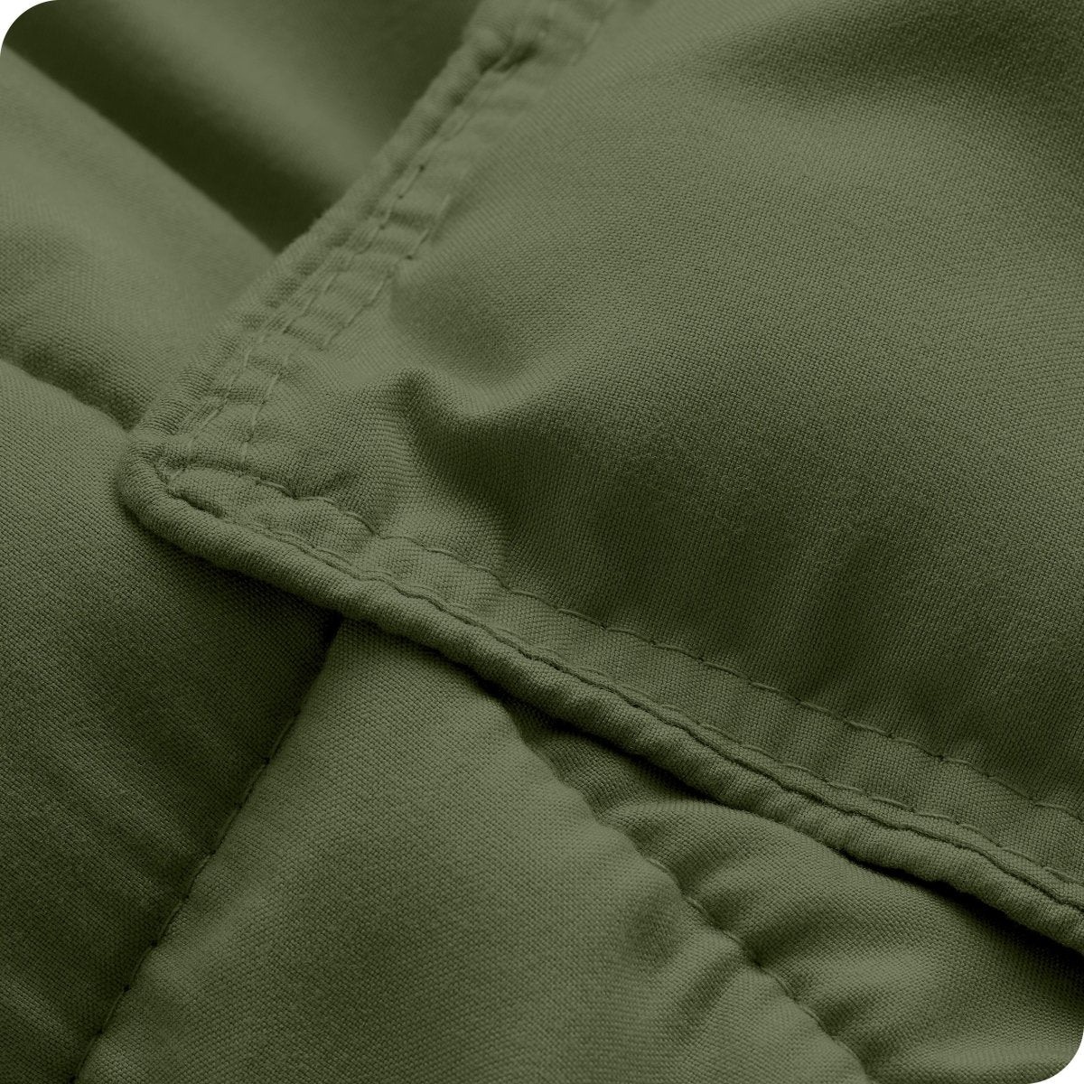 Down Alternative Box Stitch Comforter Set