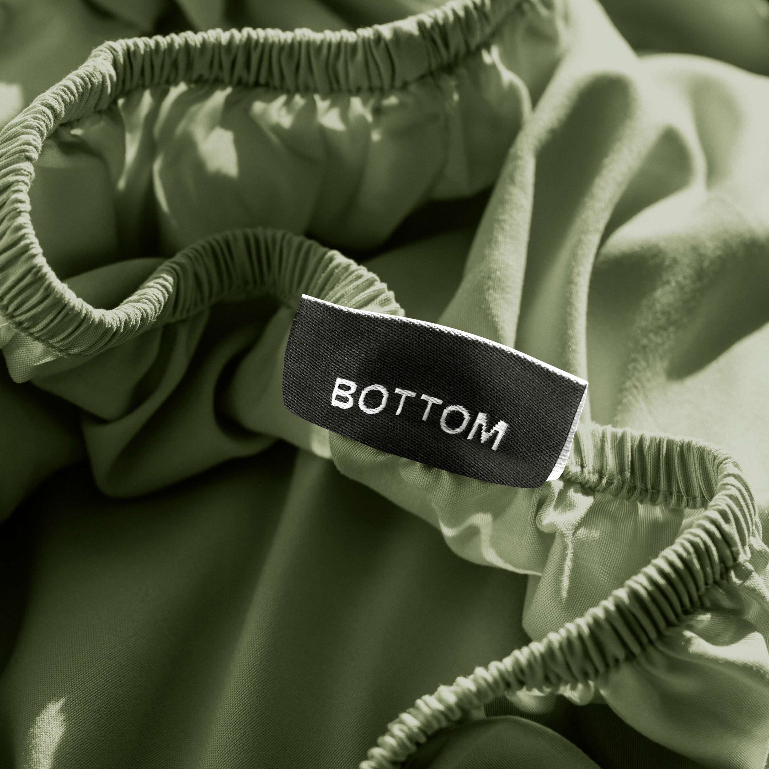 Microfiber fabric close up with subtle folds