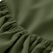 Close-up of a fitted sheet