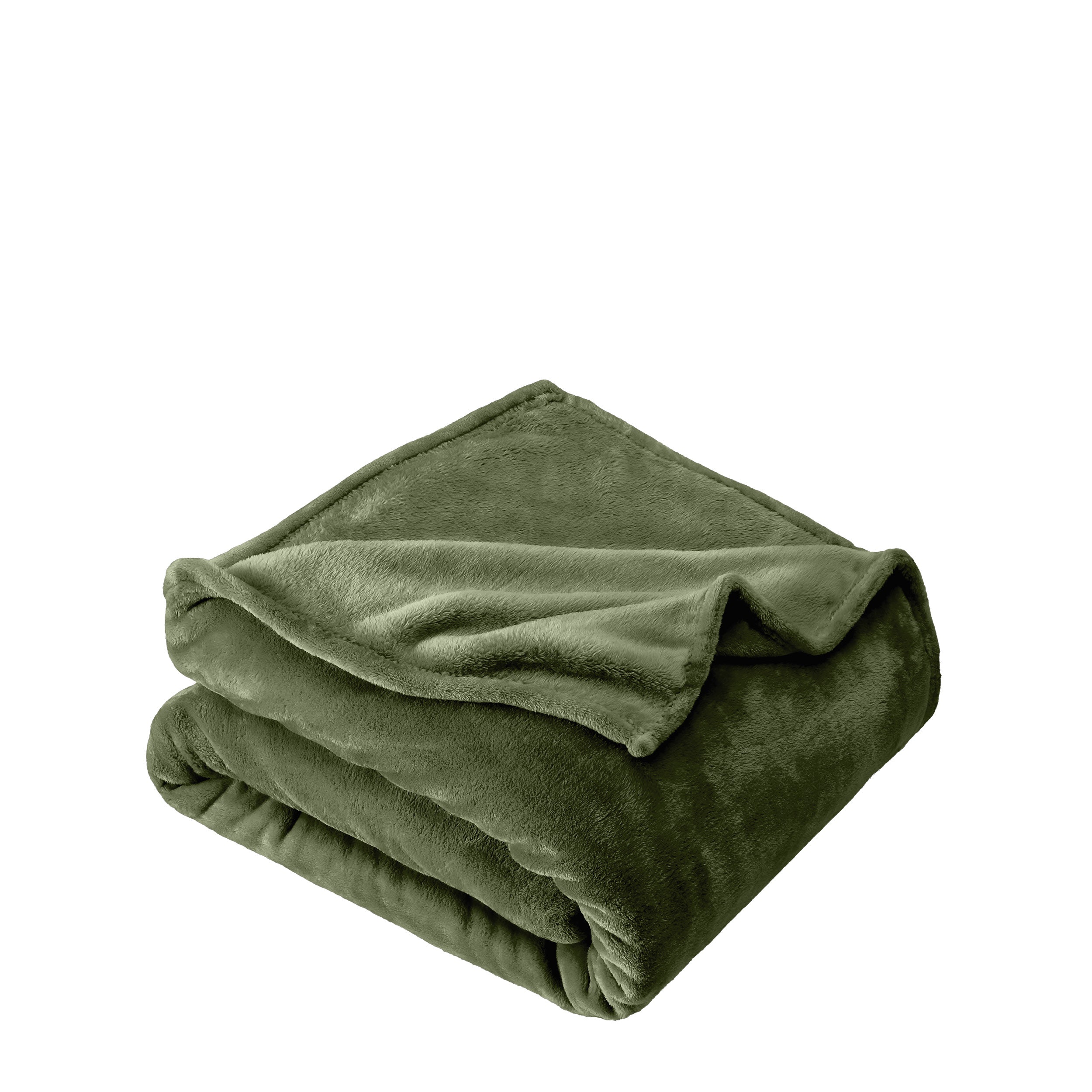 Microplush blanket folded neatly