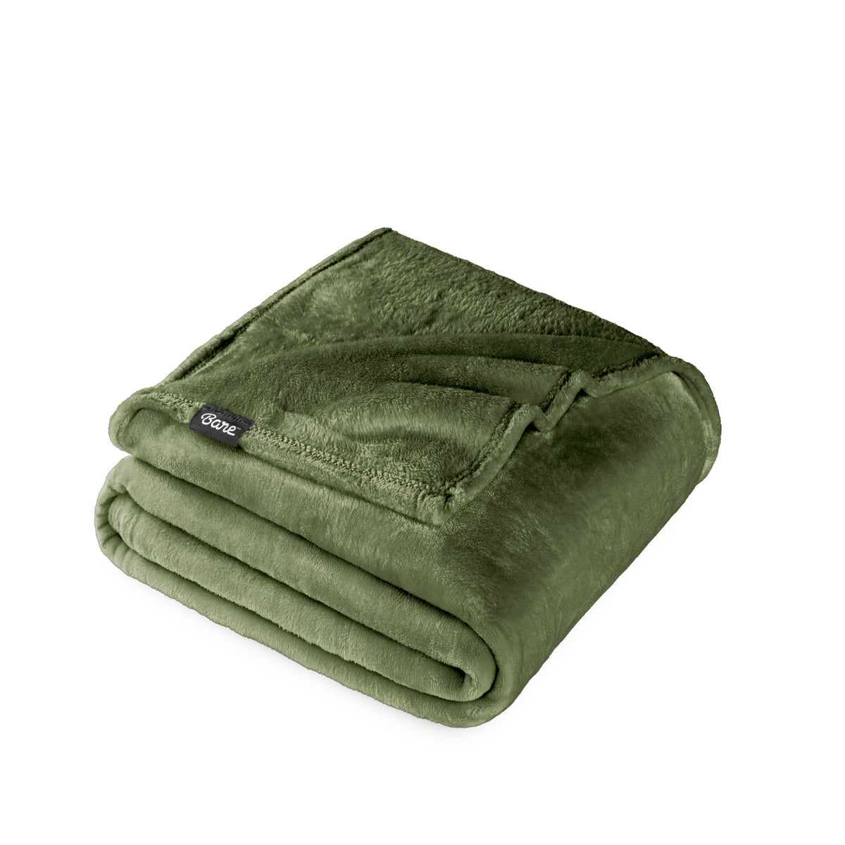 Microplush blanket folded neatly